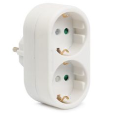 Εικόνα της Πολύπριζο Nedis 2 Θέσεων 3500W White PSSPL200F1WT