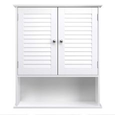 Εικόνα της Vasagle Κρεμαστό Ντουλάπι Μπάνιου 60 x 20 x 70 cm Λευκό BBC27WT