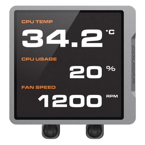 Εικόνα της Cougar Poseidon Vistek Pro 240 ARGB Black 3MPVP240.0001