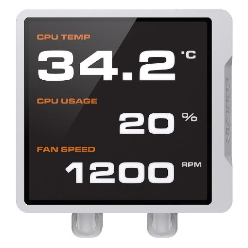 Εικόνα της Cougar Poseidon Vistek Pro 240 ARGB White 3MPVP240.0002
