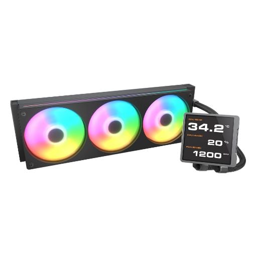 Εικόνα της Cougar Poseidon Vistek Pro 360 ARGB Black 3MPVP360.0001