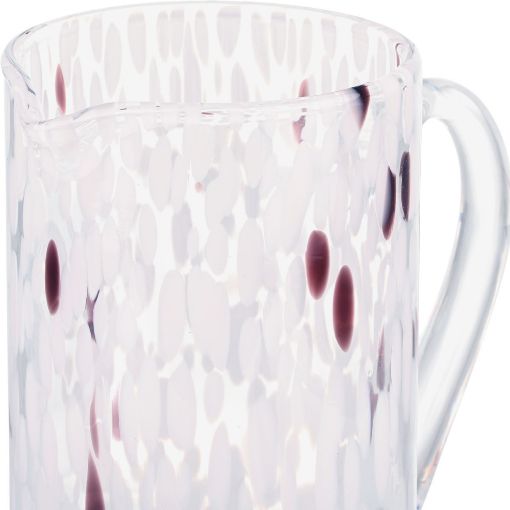 Εικόνα της Κανάτα Estia Colorburst Γυάλινη 1400ml Ροζ/Μωβ 01-40857
