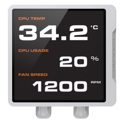 Εικόνα της Cougar Poseidon Vistek Pro 360 ARGB White 3MPVP360.0002
