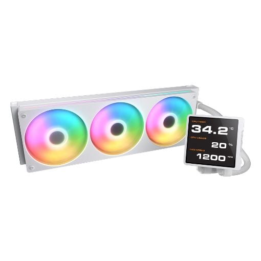 Εικόνα της Cougar Poseidon Vistek Pro 360 ARGB White 3MPVP360.0002
