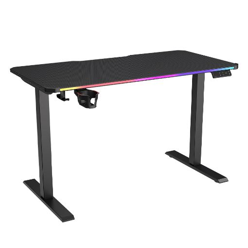 Εικόνα της Gaming Desk Cougar E-Ares 120 με Ρυθμιζόμενο Ύψος 120 x 60 x 73-118 cm Μαύρο 3MARS1SB.0001
