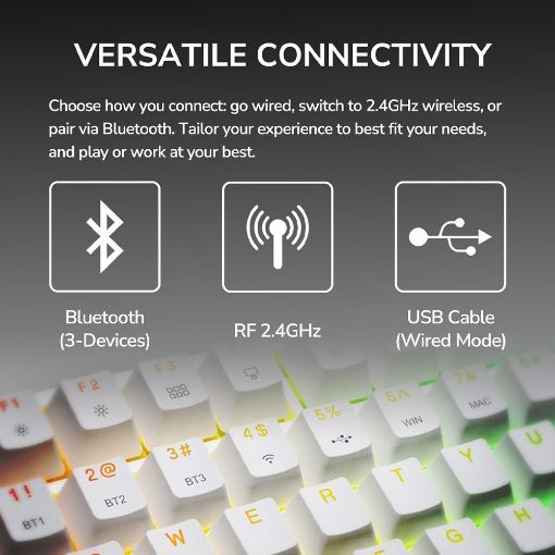 Εικόνα της Πληκτρολόγιο Cougar Ultimus Pro 98% Wireless RGB Hot-Swappable 50M Pre-Lubed Switches Black (US) 37ULPM1MB.0002