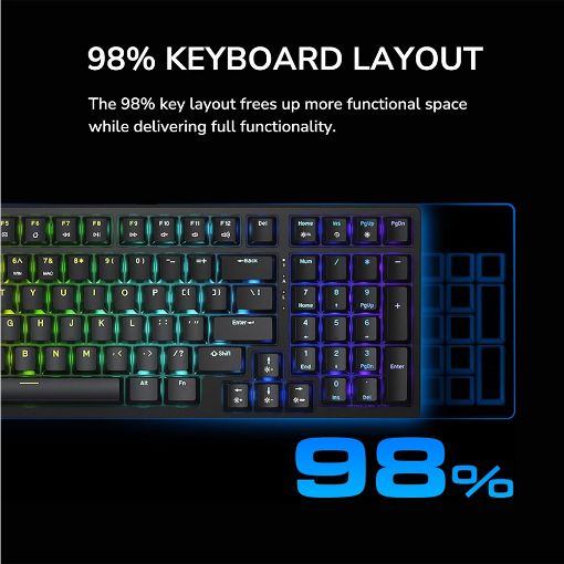 Εικόνα της Πληκτρολόγιο Cougar Ultimus Pro 98% Wireless RGB Hot-Swappable 50M Pre-Lubed Switches Black (US) 37ULPM1MB.0002
