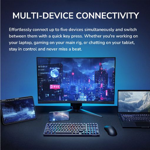 Εικόνα της Πληκτρολόγιο Cougar Ultimus Pro 98% Wireless RGB Hot-Swappable 50M Pre-Lubed Switches Black (US) 37ULPM1MB.0002