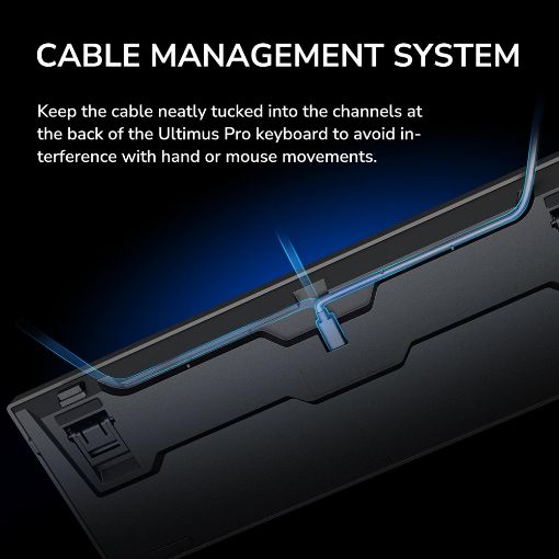 Εικόνα της Πληκτρολόγιο Cougar Ultimus Pro 98% Wireless RGB Hot-Swappable 50M Pre-Lubed Switches White (US) 37ULPM1MW.0002
