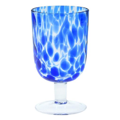 Εικόνα της Ποτήρι Κρασιού Estia Colorburst Γυάλινο 380ml Μπλε 07-40864