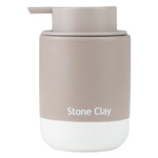 Εικόνα της Αντλία Σαπουνιού Estia Tone Lab Κεραμική 280ml Stone Clay 02-40154