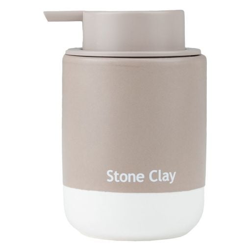 Εικόνα της Αντλία Σαπουνιού Estia Tone Lab Κεραμική 280ml Stone Clay 02-40154