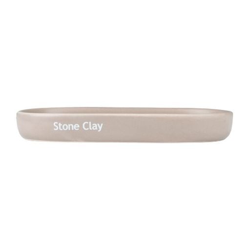 Εικόνα της Δίσκος Μπάνιου Estia Tone Lab Κεραμικός Stone Clay 02-40239