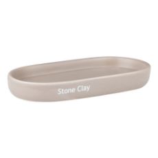 Εικόνα της Δίσκος Μπάνιου Estia Tone Lab Κεραμικός Stone Clay 02-40239