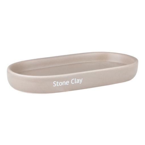 Εικόνα της Δίσκος Μπάνιου Estia Tone Lab Κεραμικός Stone Clay 02-40239