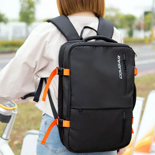Εικόνα της Τσάντα Laptop Cougar Vanguard Travel 17.3" Backpack 40lt Black 3MVANNXB.0001