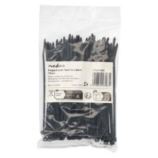 Εικόνα της Δεματικά Καλωδίων Nedis Tie Wrap 140 x 4 mm 100τμχ Black CTS05100BK