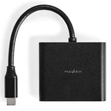 Εικόνα της Docking Station Nedis 3-in-1 USB-C 0.1m Black CCGB64770BK01