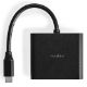 Εικόνα της Docking Station Nedis 3-in-1 USB-C 0.1m Black CCGB64770BK01