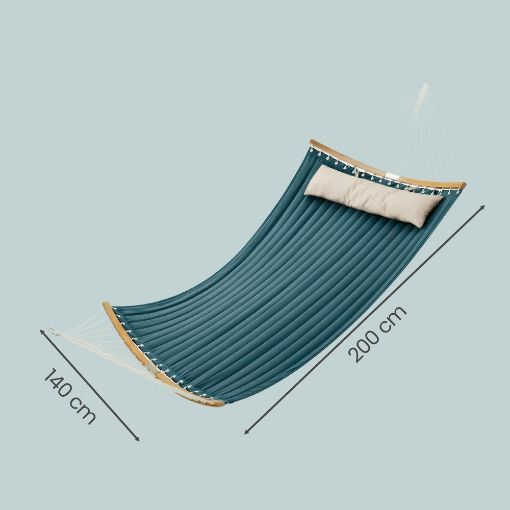 Εικόνα της Αιώρα Songmics Υφασμάτινη 200x140cm Blue GDC34QW