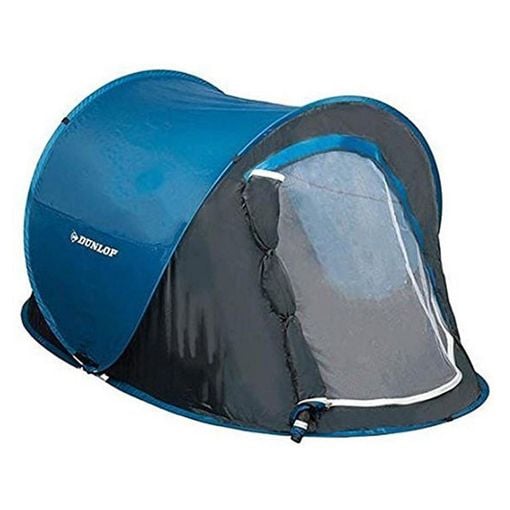 Εικόνα της Σκηνή Dunlop Pop-Up 2 Ατόμων με UV Προστασία 255x155x95cm 400mm Μαύρη/Μπλε 2931