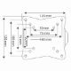Εικόνα της Επιτοίχια Βάση Τηλεόρασης Nedis 13-27" Fixed TVWM1010BK