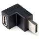 Εικόνα της Γωνιακό Adapter Nedis USB-A Male to USB-A Female Black CCGB60930BK