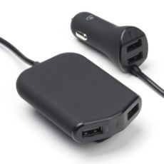 Εικόνα της Φορτιστής Αυτοκινήτου Nedis 4x USB-A 48W Black CCHAU960ABK