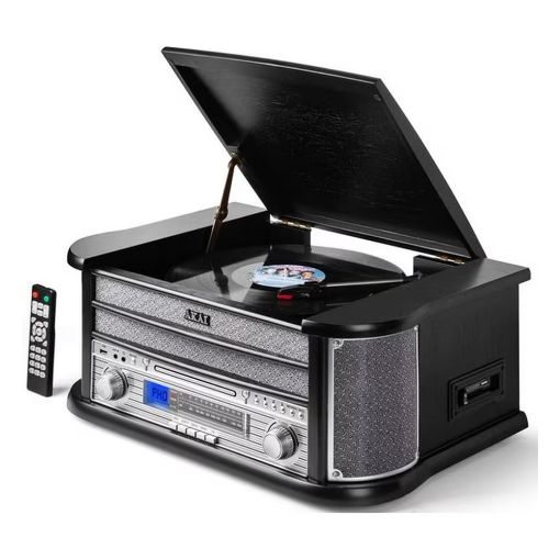 Εικόνα της Πικάπ Akai ATT-350CC Bluetooth με Ενσωματωμένα Ηχεία 8W Black/Silver