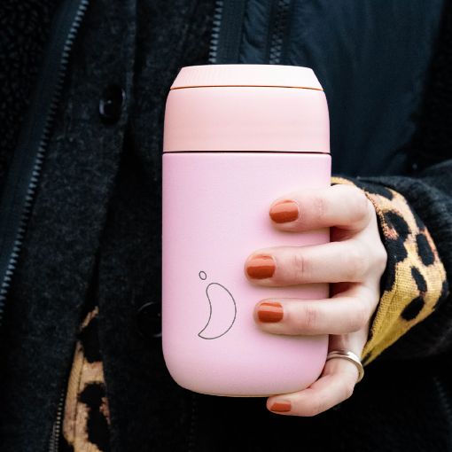 Εικόνα της Ποτήρι Θερμός Chilly's Series 2 Coffee Cup Blush Pink 340ml 22113