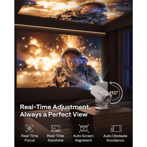 Εικόνα της Projector Aurzen Boom Air LCD FHD Google TV Smart HDR Beige AU-PJ-BM001I-EUBG0