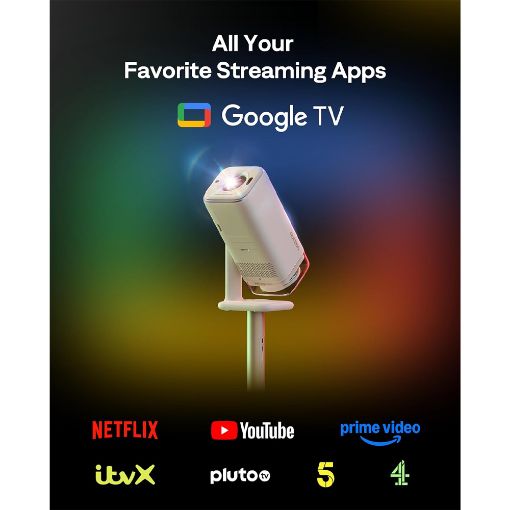 Εικόνα της Projector Aurzen Boom Air LCD FHD Google TV Smart HDR Beige AU-PJ-BM001I-EUBG0