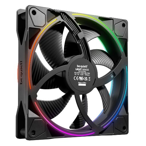 Εικόνα της Case Fan Be Quiet! Light Wings Reverse 140mm ARGB PWM Black BL134