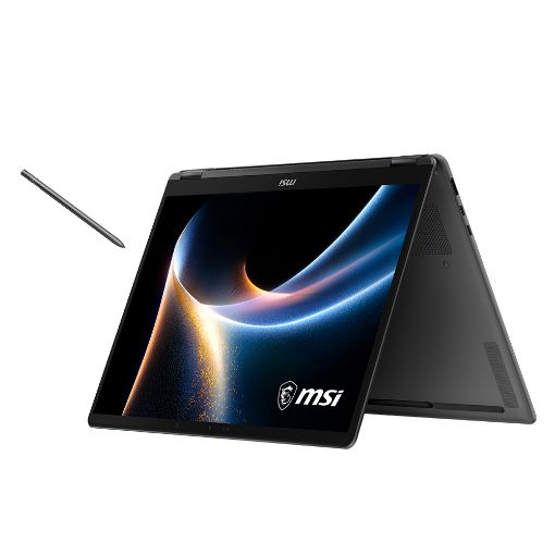 Εικόνα της Laptop MSI Prestige 14 Flip AI+ D3MTG-082GR 14" OLED Touch Intel Core Ultra 9 386H 32GB 2TB SSD Win11 Pro Platinum Gray 9S7-14T233-082