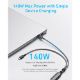 Εικόνα της Καλώδιο Anker USB-C Male to 2x USB-C Male 140W 1.2m Black A8895H11