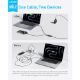 Εικόνα της Καλώδιο Anker USB-C Male to 2x USB-C Male 140W 1.2m Black A8895H11
