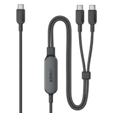 Εικόνα της Καλώδιο Anker USB-C Male to 2x USB-C Male 140W 1.2m Black A8895H11