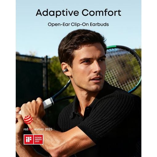 Εικόνα της Earphones Anker Soundcore AeroClip Open Ear Bluetooth IP55 Black A3388G11