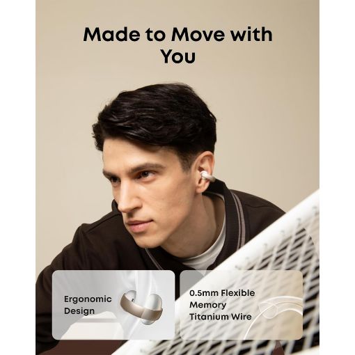 Εικόνα της Earphones Anker Soundcore AeroClip Open Ear Bluetooth IP55 White A3388G21