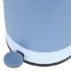 Εικόνα της Καλαθάκι Μπάνιου Estia Tone Lab Μεταλλικό Soft Close 6lt Opal Blue 02-39899