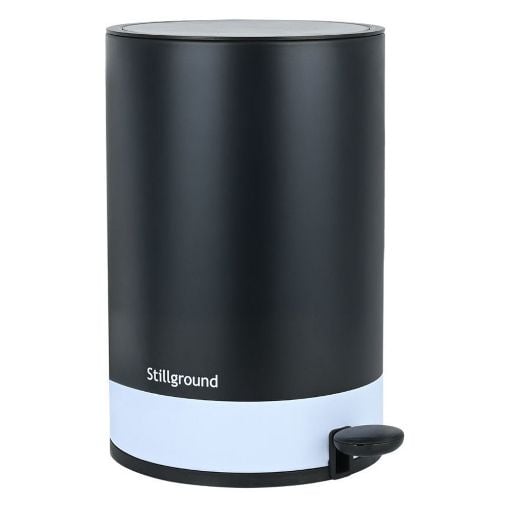 Εικόνα της Καλαθάκι Μπάνιου Estia Tone Lab Μεταλλικό Soft Close 6lt Stillground 02-39868