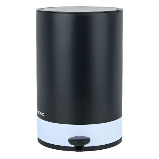 Εικόνα της Καλαθάκι Μπάνιου Estia Tone Lab Μεταλλικό Soft Close 6lt Stillground 02-39868