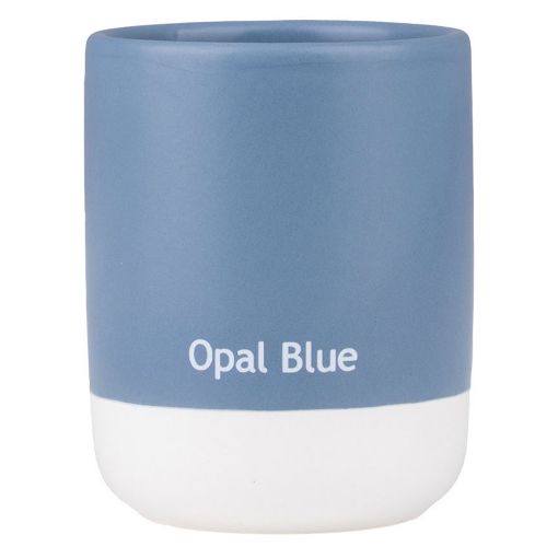 Εικόνα της Ποτηράκι Μπάνιου Estia Tone Lab Κεραμικό Opal Blue 02-40185