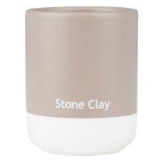 Εικόνα της Ποτηράκι Μπάνιου Estia Tone Lab Κεραμικό Stone Clay 02-40192