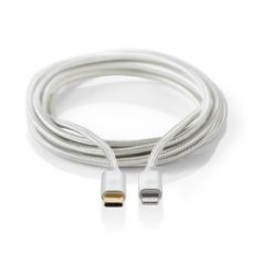 Εικόνα της Καλώδιο Nedis USB-C Male to Lightning Male 2m White CCTB39650AL20