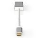 Εικόνα της Adapter Nedis USB-C Male to Mini DisplayPort Female 4K@60Hz 0.2m Silver CCTB64550AL02