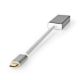 Εικόνα της Adapter Nedis USB-C Male to Mini DisplayPort Female 4K@60Hz 0.2m Silver CCTB64550AL02
