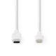 Εικόνα της Καλώδιο Nedis USB-C Male to Lightning Male 1m White CCGL39650WT10