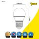 Εικόνα της Λάμπα LED 123LED E27 G45 2700K 806lm 6.5W Warm White