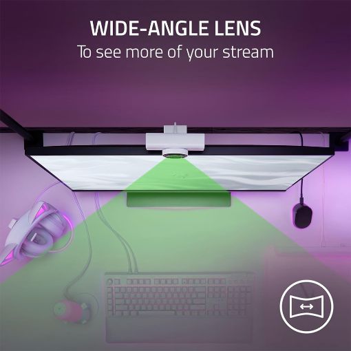 Εικόνα της Webcam Razer Kiyo V2 X Auto Focus 2K 60fps Quartz RZ19-05380200-R3M1